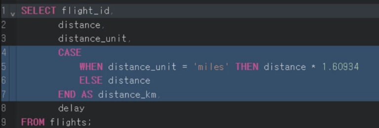 SQL CASE WHEN 단일 조건