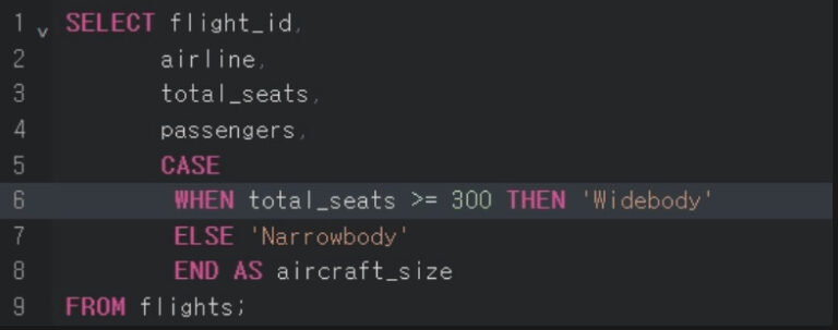SQL CASE WHEN 단일 조건1