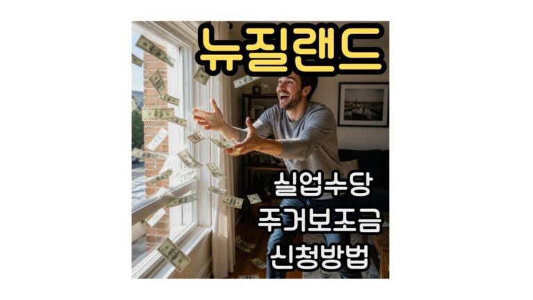 뉴질랜드 실업수당 주거보조금 신청